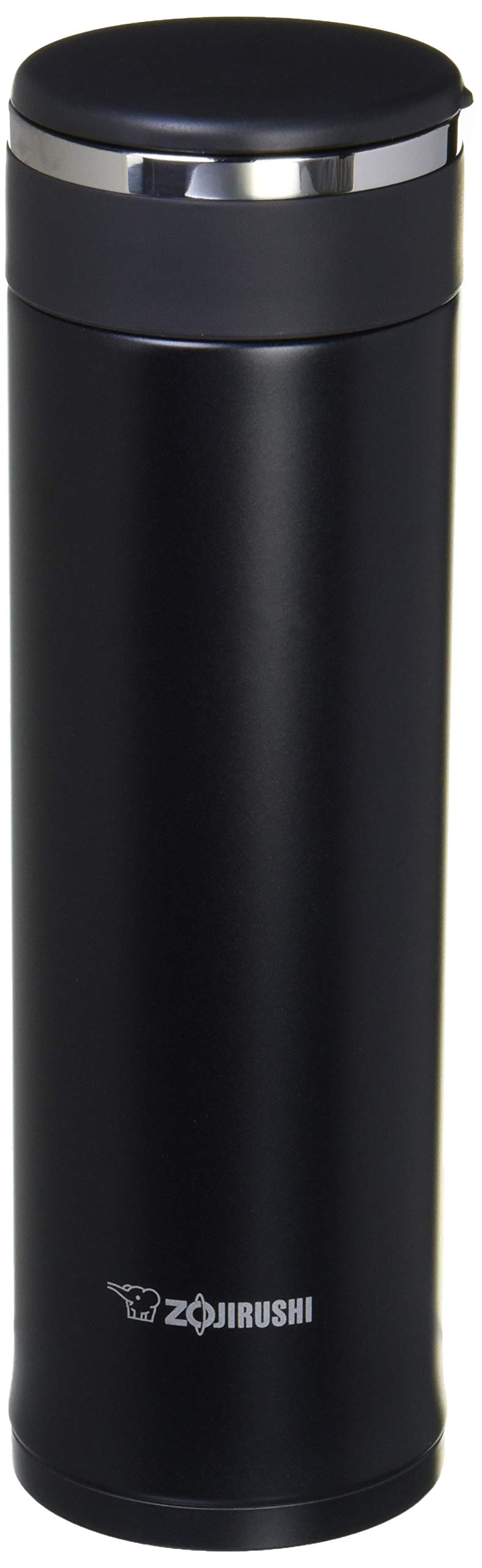 ZOJIRUSHI SM-JE48-HM WATER BOTTLE, SCREW, STAINLESS STEEL MUG, 16.2 FL OZ -GRAY - Like New