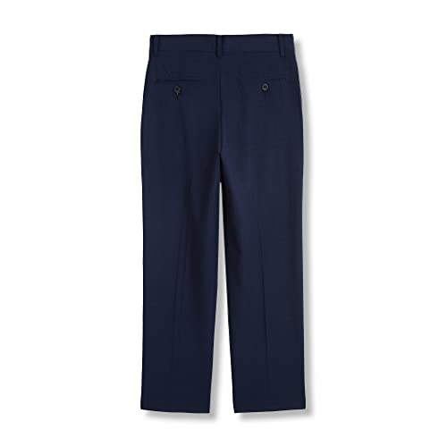 IZOD Boys' Bi-Stretch Flat Front Dress Pant Size 18 - Bank Blue - Brand New