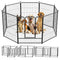 DPI01 Heavy Duty Metal Pet Dog Playpen with 32" Height  8/16 Panels Rustproof - Like New