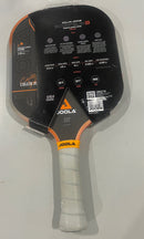 JOOLA COLLIN JOHNS SCORPEUS 3 16MM PICKLEBALL PADDLE - BLACK/ORANGE - Like New