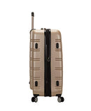 ROCKLAND MELBOURNE HARDSIDE EXPANDABLE SPINNER WHEEL LUGGAGE 2 PIECE - CHAMPAGNE - Like New