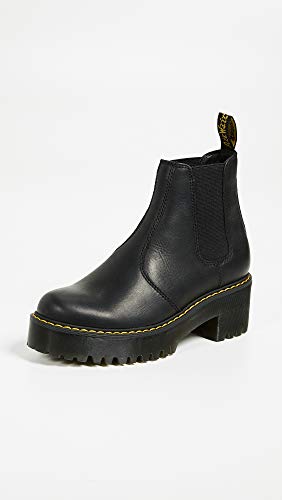 23917001 DR. MARTENS WOMEN'S ROMETTY PLATFORM CHELSEA BOOTS, SIZE 7, BLACK BW Like New