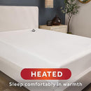 Sunbeam Restful Electric Heated Mattress Pad Queen Size, 60" x 80" - White - Brand New