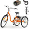 SuperHandy Tricycle Electric Bike EcoRide 3 Modes Pedal Assist - Scratch & Dent