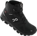 23.99854 On Running Men's Cloudrock Waterproof Boots All Black 10 - Like New