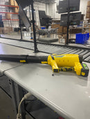 LUCKYTECH CORDLESS LEAF BLOWER 5-SPEED 2X4.0AH BATTERIES TURBO - YELLOW - Like New
