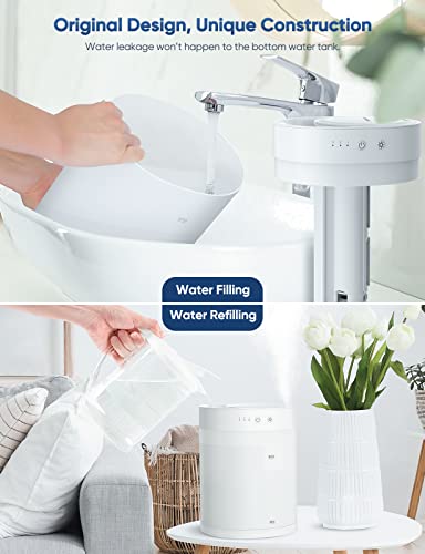XBURAN COOL MIST HUMIDIFIER SETTINGS - WHITE - Like New