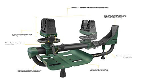 CALDWELL LEAD SLED DFT 2 RIFLE SHOOTING REST ADJUSTABLE 336677 - Scratch & Dent