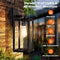 BRIGHTEVER 2-PACK OUTDOOR LIGHT FIXTURES WALL MOUNT WATERPROOF B04018P2PK-BK - Like New