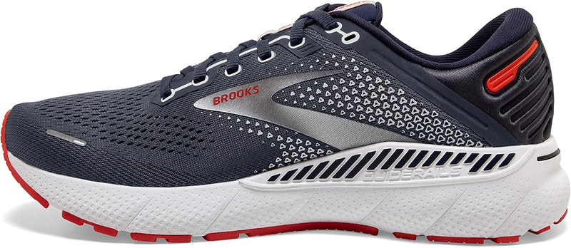 BROOKS MEN'S ADRENALINE GTS 22 SHOE - 13 - PEACOAT/INDIA INK/GRENADINE - Like New