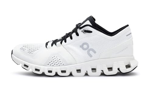 ON CLOUD X - SIZE 7 - WOMEN - WHITE/BLACK - Like New