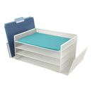 OFFICE DEPOT® BRAND MESH 4-SHELF 2-SIDED DESK SORTER 4962559 - - Scratch & Dent
