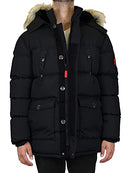 SPIRE BY GALAXY MEN'S ASCENDER HEAVYWEIGHT PARKA JACKET SIZE M - BLACK - Brand New