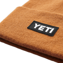 YETI MEN'S LOGO ACRYLIC BEANIE - GOLD - Like New