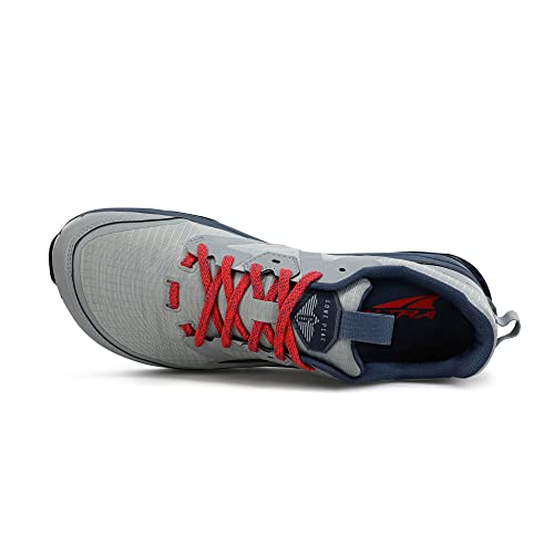 AL0A547L242 ALTRA LONE PEAK 6 MEN'S SIZE 9.5 GRAY/BLUE - Like New