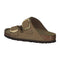 1017951 BIRKENSTOCK ARIZONA BIG BUCKLE NUBUCK NARROW SANDALS MUD GREEN SIZE 10 - Like New