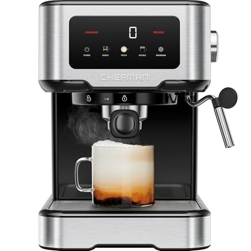 CHEFMAN CRAFTBREW ESPRESSO MACHINE - STAINLESS STEEL - Like New