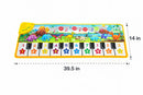 GENERIC KIDS PIANO FLOOR MAT DINOSAUR MUSIC TOY MUSICAL KEYBOARD PLAY MAT 3+ - Like New