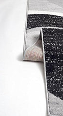 McKenzie Gray/White/Black Area Rug - Brand New
