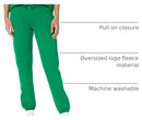 518770 GAP Women's Oversized Logo Fleece Jogger Sweatpants Holiday Green 2XL - Brand New