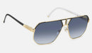 CARRERA 1062/S SERIES SUNGLASSES POLARIZED LENSES, 62-14-145 - MATTE BLACK/GOLD - Like New