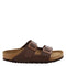 BIRKENSTOCK ARIZONA UNISEX SANDAL - SIZE: MEN 6 WOMEN 8 - DARK BROWN - Like New
