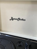 BYRON STATICS KTS-601 TURNTABLE HOME VINYL RECORD PLAYER THREE SPEED C3 - BLACK - Like New
