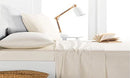 Milano Collection 1000 Thread Count 4 PC Sheet Set (Full, Ivory) - IVORY - Like New