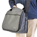 Filberry Messenger DIAPER BAG for DADS & MOMS - Large - Grey/Black - Brand New
