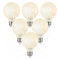 A19 LED Light Bulb 9.5W 2700K Dimming E26 Medium Base, 6 Packs - G25 Soft White - Like New