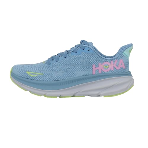 HOKA ONE ONE WOMEN'S CLIFTON 9 SNEAKERS - DUSK PINK TWILIGHT - SIZE 9 Like New