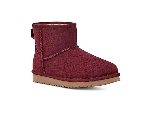 KOOLABURRA BY UGG WOMEN'S KOOLA MINI II ANKLE BOOT SIZE 8, WINDSOR WINE Like New