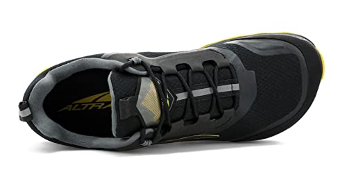 AL0A4VQG070 ALTRA MEN'S LONE PEAK ALL-WEATHER LOW BLACK/YELLOW SIZE 8.5 - Like New