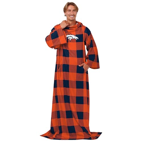 FOCO NFL unisex-adult Nfl Team Logo Oversized Wearable Throw Blanket - Brand New