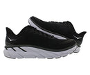 HOKA MENS CLIFTON 7 - BLACK/WHITE - SIZE 10 - Like New