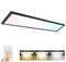 AIKVSXER 6 PACK 50W 5500LM 1X4 LED FLAT PANEL LIGHT SURFACE Mount Light - BLACK - Like New