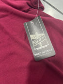 GALAXY BY HARVIC POLO SHORT SLEEVE SIZE XL - BURGUNDY - Brand New