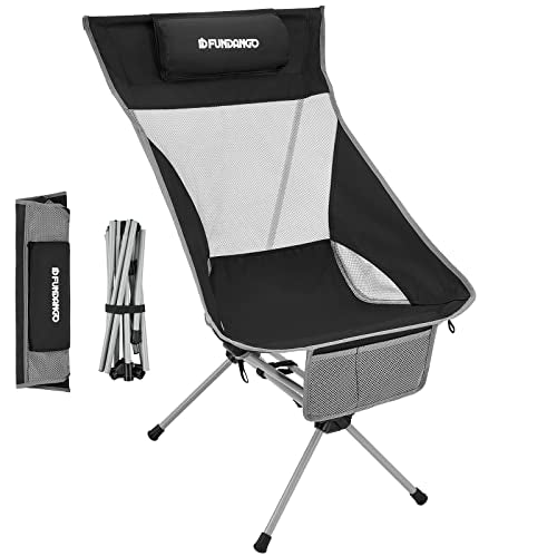 FUNDANGO High Back Camping Chair for Adults Portable Ultralight - Scratch & Dent