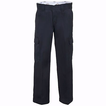 DICKIES MEN'S RELAXED FIT CARGO WORK PANTS - SIZE: MEN 34X30 - BLACK - Brand New