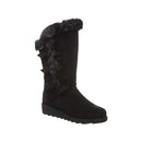 2305W BEARPAW WOMEN'S GENEVIEVE | CLASSIC SUEDE | SIZE 7, BLACK Like New