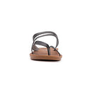 1200105-001 MUK LUKS WOMEN'S ABOUT TOWN SANDAL SLIDE BLACK SIZE 11 - Like New