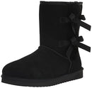 1015874 KOOLABURRA BY UGG WOMEN VICTORIA SHORT FASHION BOOT SIZE 5 WIDE BLACK Like New