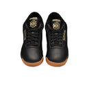 REEBOK WOMEN'S PRINCESS SNEAKERS (BLACK/GUM) - SIZE 9.5 Brand New