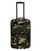 Rockland Journey Softside Upright Luggage Set, Expandable, Camouflage, 4-Piece Like New