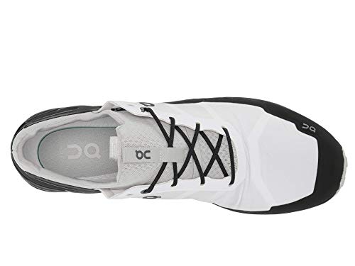 34.99849 ON RUNNING Cloudventure Peak MEN WHITE/BLACK SIZE 14 Like New