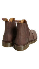 DR. MARTENS UNISEX 2976 CHELSEA BOOT DARK BROWN/CRAZY HORSE SIZE 8M/9W - Like New