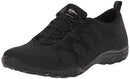 100301 SKECHERS WOMENS BREATHE EASY INFI KNITY SIZE 8, BLACK Like New