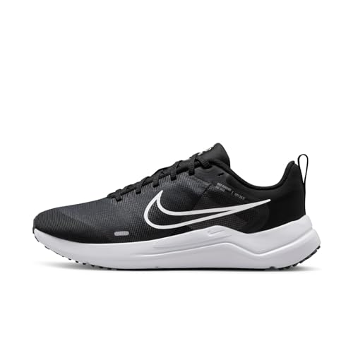 NIKE WOMEN'S DOWNSHIFTER 12 LIGHTWEIGHT RUNNING BLACK/WHITE/SMOKE-GRAY SIZE 9 Like New