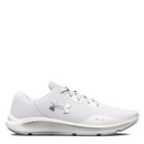Under Armour Men's Charged Pursuit 3 White/White/Metallic Silver Size 9.5 - Like New