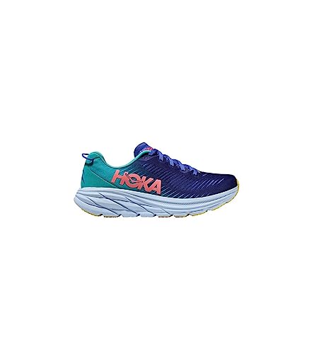 1119396 HOKA ONE ONE RINCON 3 WOMEN'S BELLWERHER BLUE/CERAMIC SIZE 8.5 Like New